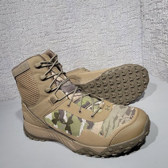 Under Armour Valsetz RTS 1.5 Men's Size 10 US Ridge Reaper Camo Tactical Boots - Picture 10 of 11